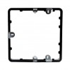 Рамка за LED луна CARO черна 18W 171x171mm Lightex