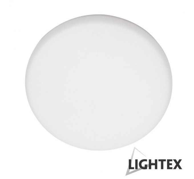 LED луна MOON бяла  влагозащитена 220V 16W IP44 WW 2700K 1440lm Ø120mm/cut Ø75mm Lightex