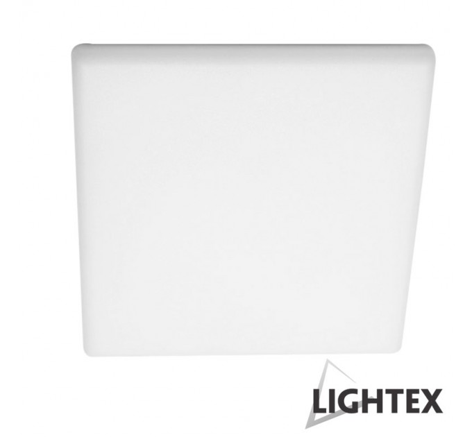 LED луна MOON бяла  влагозащитена 220V 16W IP44 NW 4000K 1440lm 120*120mm Lightex