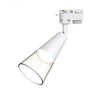 Прожектор SPLIT за 2Pins шина GU10 80x145mm бял Lightex