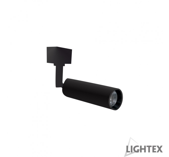 LED прожектор за шина PLUS 12W 220V 3000K/4000K/6500K 1080lm димируем черен Lightex