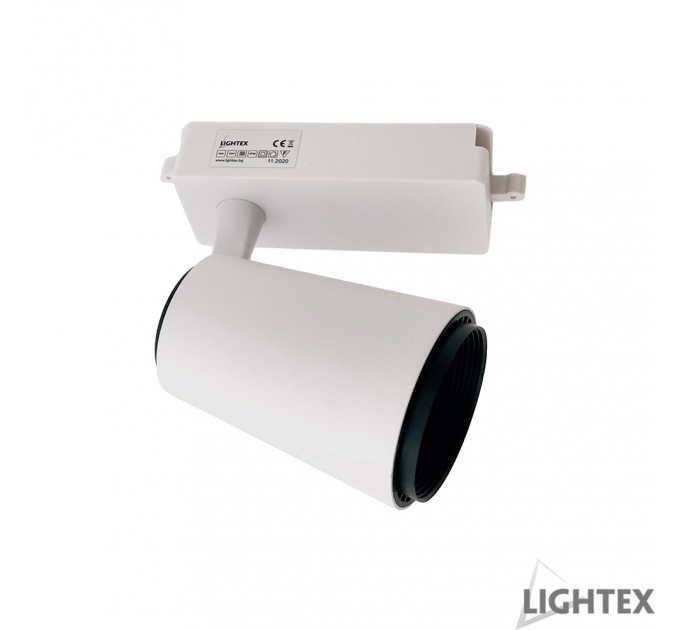 LED прожектор за шина PLUS 30W 220V 3000K/4000K/6500K 2700lm димируем бял Lightex