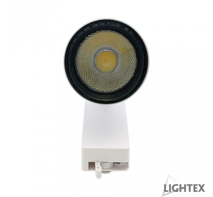 LED прожектор за шина PLUS 30W 220V 3000K/4000K/6500K 2700lm димируем бял Lightex