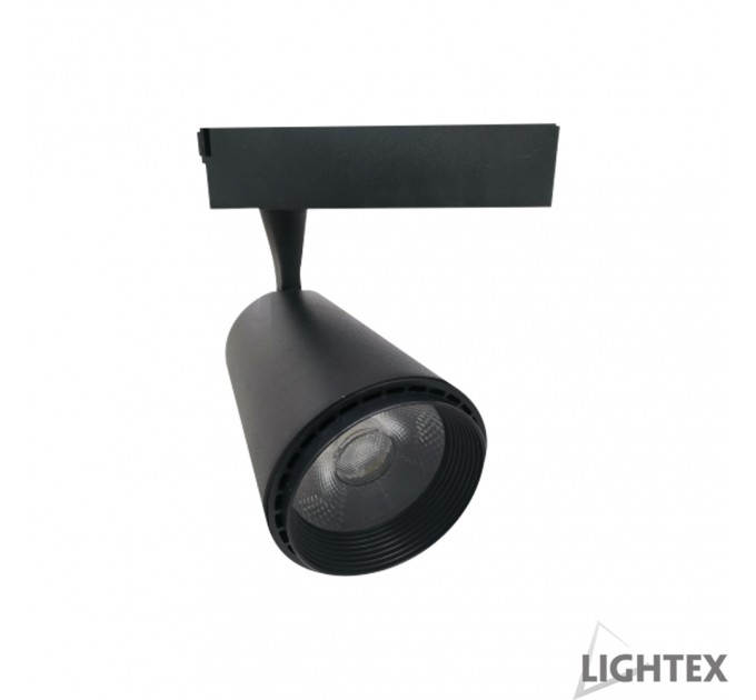 LED прожектор за шина PLUS 30W 220V 3000K/4000K/6500K 2700lm димируем черен Lightex