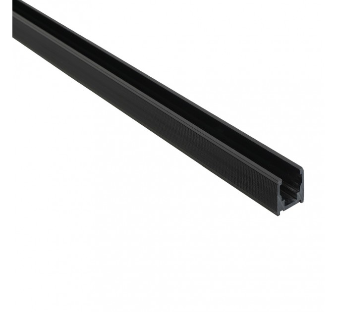 Шина за открит монтаж KATANA 2000x23x27mm plastic черна Lightex