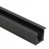Шина за вграждане в гипсокартон KATANA 2000x31.6x27mm алуминиева черна Lightex