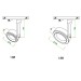 LED прожектор за шина KATANA SUN DC48V 10W 4000K 320lm 50° Ø75х35mm алуминий черен Lightex