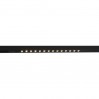 LED линейно тяло за шина KATANA GRILLE DC48V 8W 4000K 500lm 30° 410x15x17mm алуминий черен Lightex