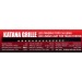 LED линейно тяло за шина KATANA GRILLE DC48V 8W 4000K 500lm 30° 410x15x17mm алуминий черен Lightex