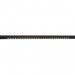 LED линейно тяло за шина KATANA GRILLE DC48V 16W 4000K 1000lm 30° 710x15x17mm алуминий черен Lightex