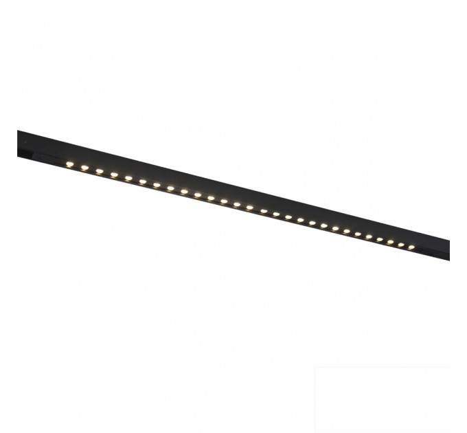 LED линейно тяло за шина KATANA GRILLE DC48V 16W 4000K 1000lm 30° 710x15x17mm алуминий черен Lightex