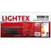 LED прожектор за шина KATANA LEE DC48V 12W 4000K 600lm 24° 220x23x87mm алуминий черен Lightex