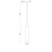 LED пендел за шина KATANA PIPE DC48V 5W 4000K 250lm Ø40х203mm алуминий черен Lightex