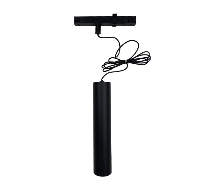 LED пендел за шина KATANA PIPE DC48V 5W 4000K 250lm Ø40х203mm алуминий черен Lightex