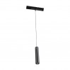 LED пендел за шина KATANA PIPE DC48V 5W 4000K 250lm Ø40х203mm алуминий черен Lightex