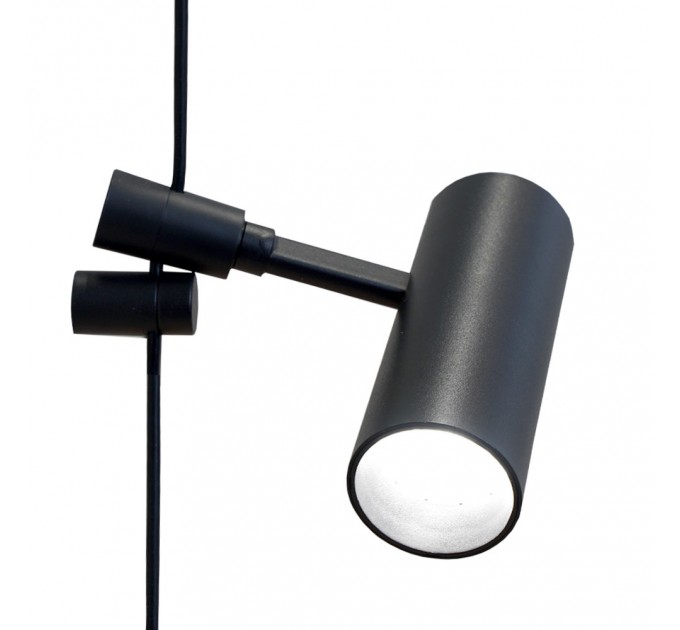 LED прожектор за система IMAGINARIUM SKY DC48V 7W 4000K 420lm 36° Ø45x100mm алуминий черен Lightex