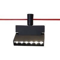 LED прожектор за система IMAGINARIUM LEE DC48V 6W 4000K 300lm 36° 112x23x87mm алуминий черен Lightex
