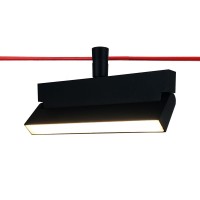 LED прожектор за система IMAGINARIUM REMY DC48V 12W 4000K 350lm 231x23x87mm алуминий черен Lightex