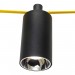 LED прожектор за система IMAGINARIUM COLE DC48V 6W 3000K 330lm 30° Ø55x142mm алуминий черен със сребърен рефлектор Lightex