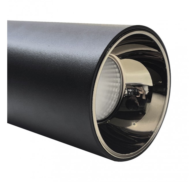 LED прожектор за система IMAGINARIUM COLE DC48V 6W 4000K 330lm 30° Ø55x142mm алуминий черен с черен рефлектор Lightex