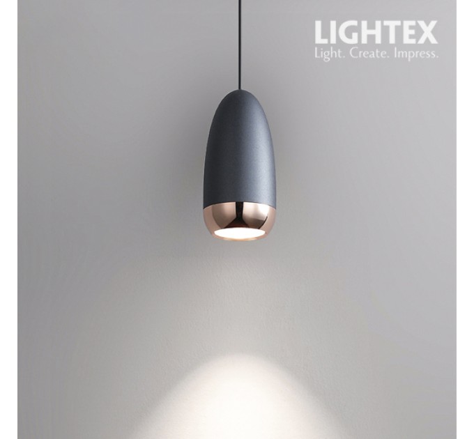 LED пендел за система IMAGINARIUM MIRA DC48V 6W 3000K 300lm Ø60x120mm алуминий черен Lightex