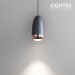 LED пендел за система IMAGINARIUM MIRA DC48V 6W 3000K 300lm Ø60x120mm алуминий черен Lightex