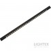 LED линейно тяло за шина KATANA GRILLE DC48V 16W 3000K 1000lm 30° 710x15x17mm алуминий черен Lightex