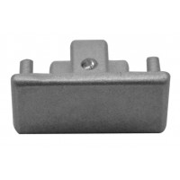 TRACK CAP  SILVER капачка за монофазна шина 3Рins