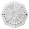Плафон KANTO/W алуминий/стъкло Ф212 E27 60W IP44 бял Lightex
