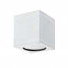 Влагозащитена луна за външен монтаж EAGLE 1xGU10 max.LED 7W IP65 квадрат бяла 86x86x90mm Lightex