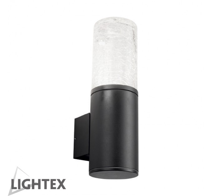 Градинско тяло MAINZ стенно H270 Ф90 1xЕ27 IP54 мат.черно Lightex