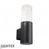 Градинско тяло MAINZ стенно H270 Ф90 1xЕ27 IP54 мат.черно Lightex