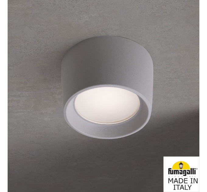 Луна за открит монтаж LIVIA 160 сива GX53 LED 7W 3000K/4000K/6500K 800lm IP55 Ø160 Fumagalli