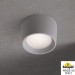 Луна за открит монтаж LIVIA 160 сива GX53 LED 7W 3000K/4000K/6500K 800lm IP55 Ø160 Fumagalli