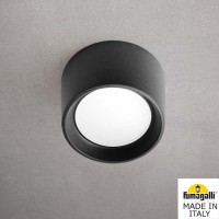 Луна за открит монтаж LIVIA 160 черна GX53 LED 7W 3000K/4000K/6500K 800lm IP55 Ø160 Fumagalli