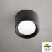Луна за открит монтаж LIVIA 160 черна GX53 LED 7W 3000K/4000K/6500K 800lm IP55 Ø160 Fumagalli