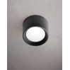 Луна за открит монтаж LIVIA 160 черна GX53 LED 10W 3000K/4000K/6500K 1290lm IP55 Ø160 Fumagalli