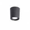 Луна за открит монтаж LIVIA 90 черна GU10 LED 6W 2700K/4000K 600lm IP55 Fumagalli