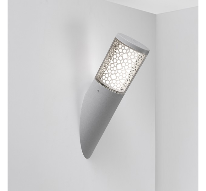 Аплик CARLO DECO сив 1xGU10 LED 6W 2700K/4000K 615lm IP55 Fumagalli