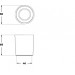 Луна за открит монтаж LIVIA 60 черна G9 LED 1.7W 4000K 170lm IP55 Fumagalli