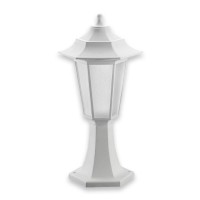 Градински фенер FLORA стоящ 1xЕ27 IP44 428mm бял Mutlusan
