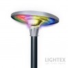 LED Соларен градински осветител RONDO 30W RGB+WW+CW 2200lm battery Li 3.2V 32Ah APP Bluethooth + дистанционно управление IP65 Lightex
