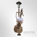 Декоративен парков осветител CELLIST 220V E27 max.15W H1.8m IP65 алуминий Lightex
