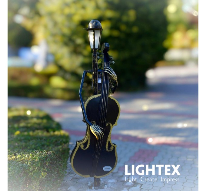 Декоративен парков осветител CELLIST 220V E27 max.15W H1.8m IP65 алуминий Lightex