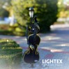 Декоративен парков осветител CELLIST 220V E27 max.15W H1.8m IP65 алуминий Lightex