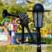Декоративен парков осветител TRUMPETER 220V E27 max.15W H1.8m IP65 алуминий Lightex