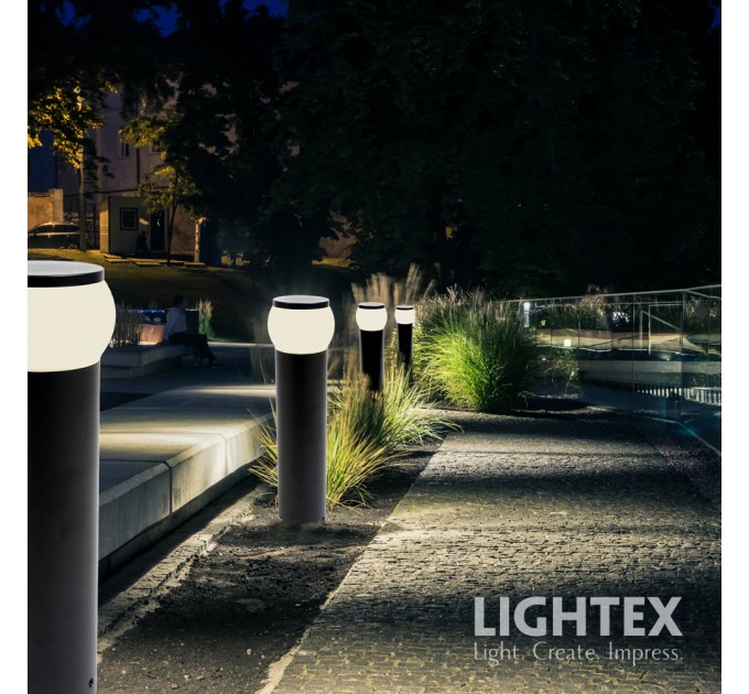 Градинско тяло GIN 1xE27 IP54 H315mm черно Lightex