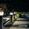 Градинско тяло GIN 1xE27 IP54 H315mm черно Lightex