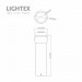 Градинско тяло GIN 1xE27 IP54 H315mm черно Lightex