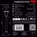 Градински стълб TINO 1xE27 H1008mm черен мат алуминий IP44 Lightex